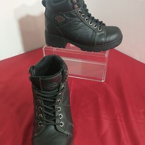 Harley-Davidson Women's 4" Tyler Riding Boot Boot Black D84280 Size 5.5